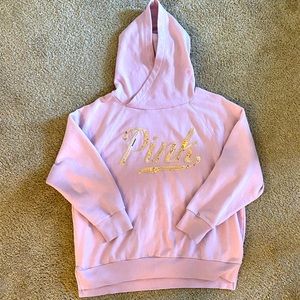 Victoria’s Secret PINK hoodie with gold sequence L
